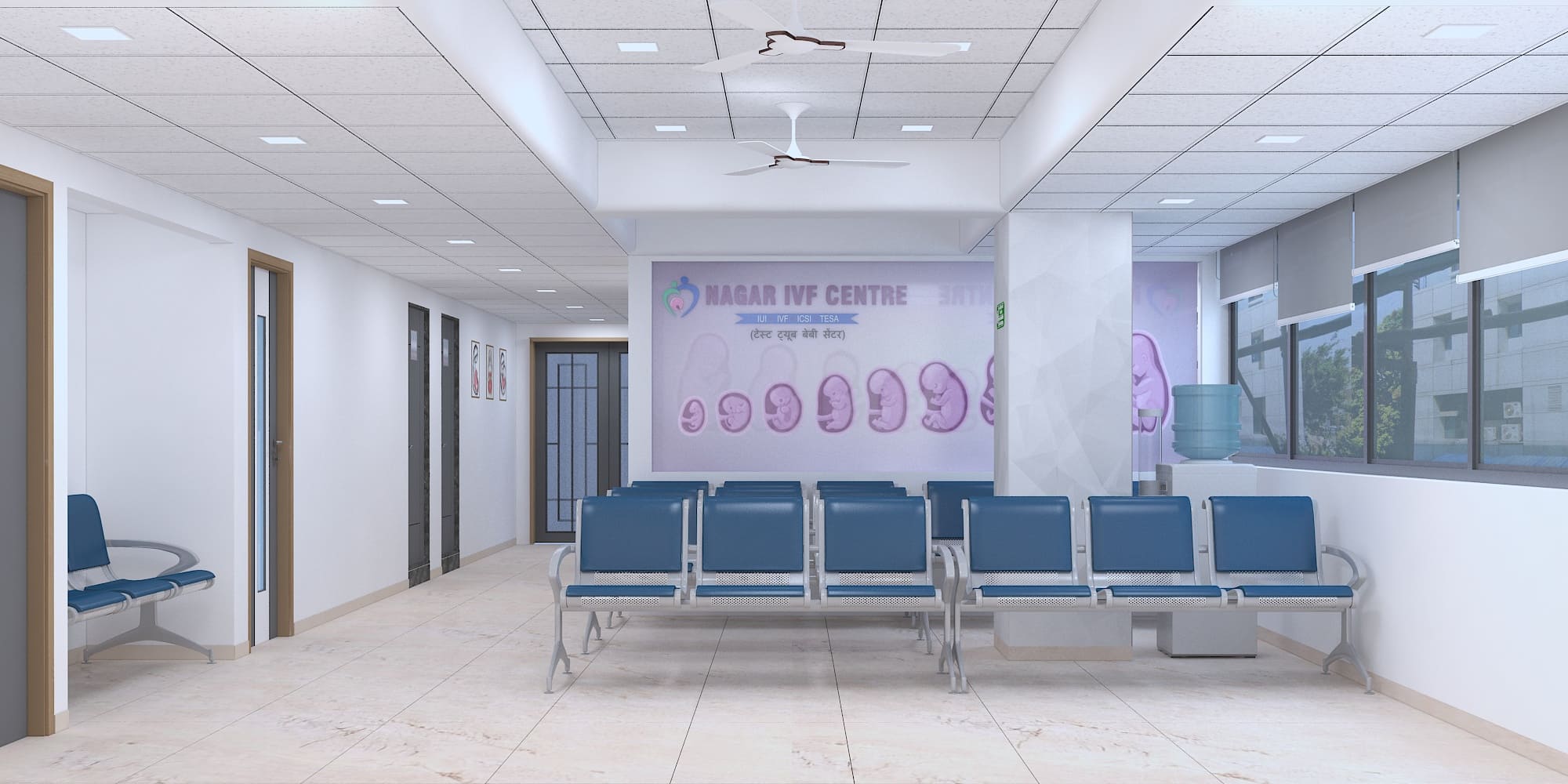 IVF Center Hospital Interior Project | Trance Interiors Image